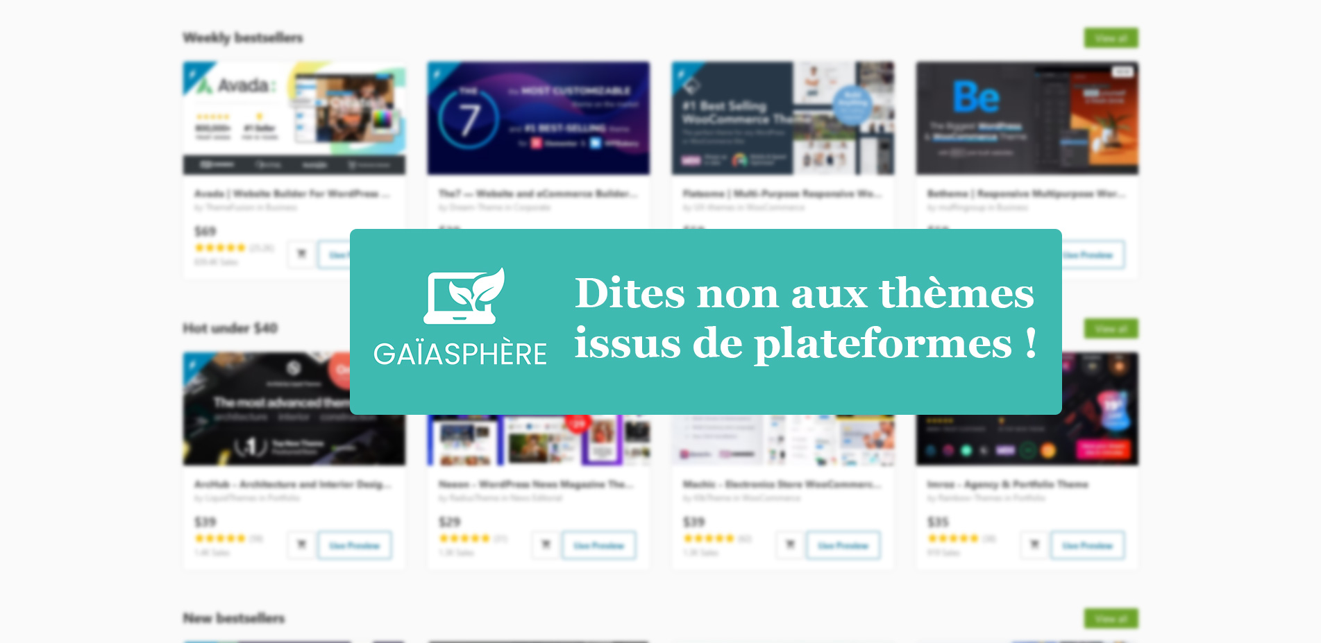 Thèmes WordPress : fuyez les plateformes et misez sur le sur-mesure.